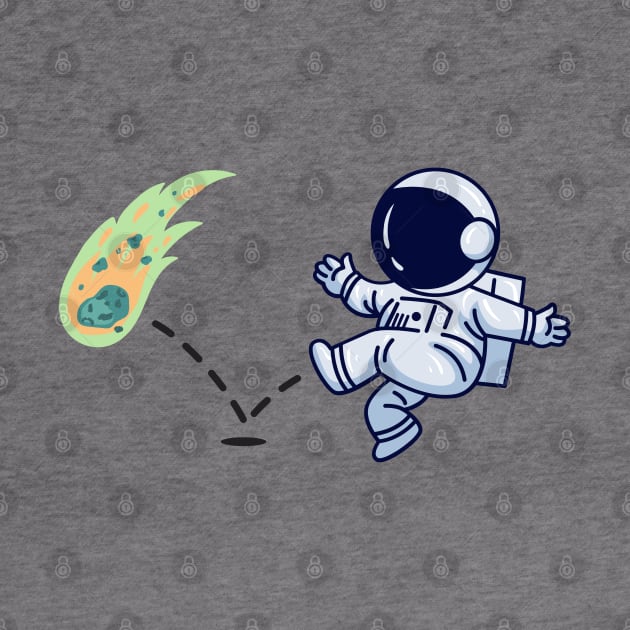 Astronaut plays Shooting Star Soccer by firstsapling@gmail.com